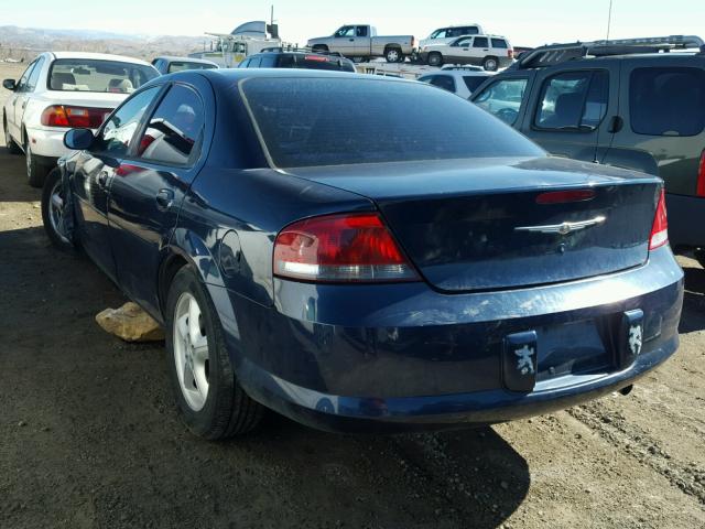 1C3EL46X56N252786 - 2006 CHRYSLER SEBRING BLUE photo 3