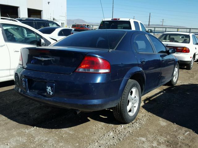 1C3EL46X56N252786 - 2006 CHRYSLER SEBRING BLUE photo 4