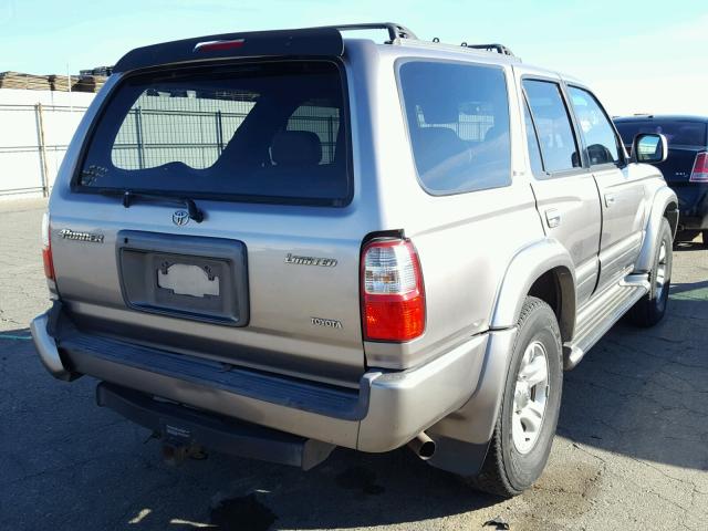 JT3GN87R010191931 - 2001 TOYOTA 4RUNNER LI SILVER photo 4