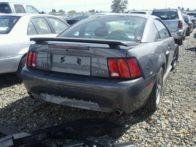 1FAFP42R93F442047 - 2003 FORD MUSTANG MA GRAY photo 4