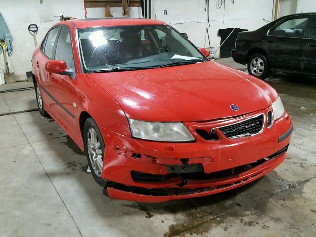 YS3FD49Y161026844 - 2006 SAAB 9-3 BASE RED photo 1