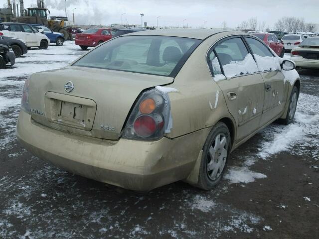 1N4AL11D92C131907 - 2002 NISSAN ALTIMA BAS GOLD photo 4