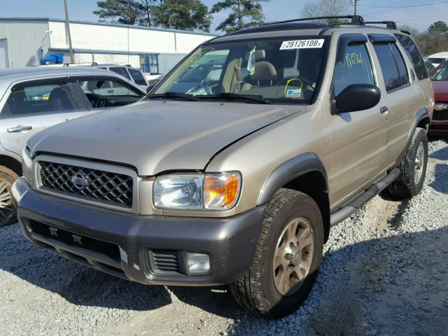 JN8DR09Y71W609251 - 2001 NISSAN PATHFINDER GOLD photo 2