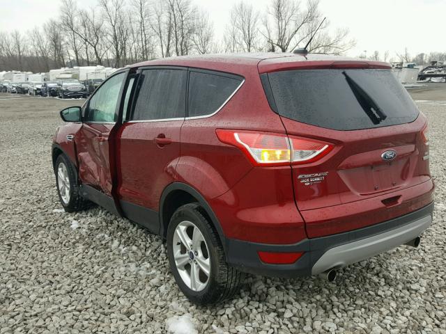 1FMCU0GX7DUD01752 - 2013 FORD ESCAPE SE RED photo 3