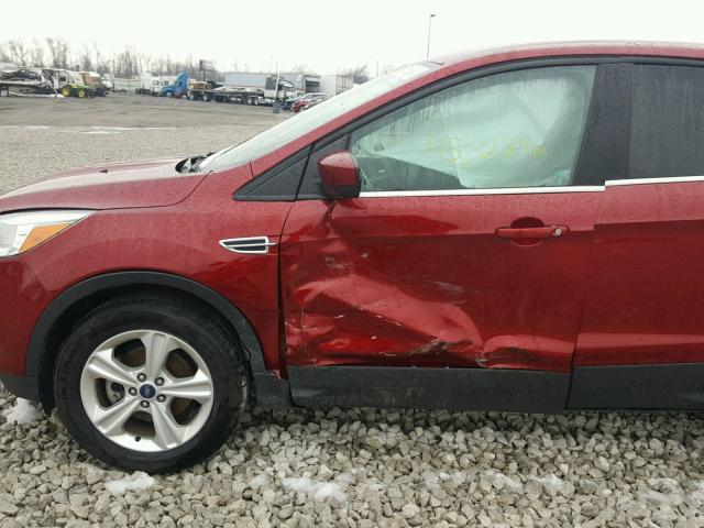 1FMCU0GX7DUD01752 - 2013 FORD ESCAPE SE RED photo 9