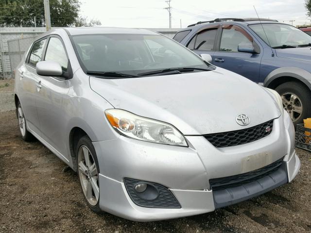 2T1KE40E29C012182 - 2009 TOYOTA COROLLA MA SILVER photo 1