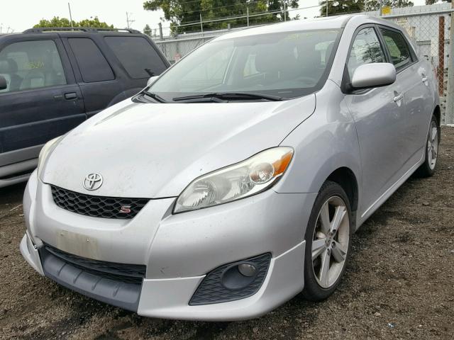 2T1KE40E29C012182 - 2009 TOYOTA COROLLA MA SILVER photo 2