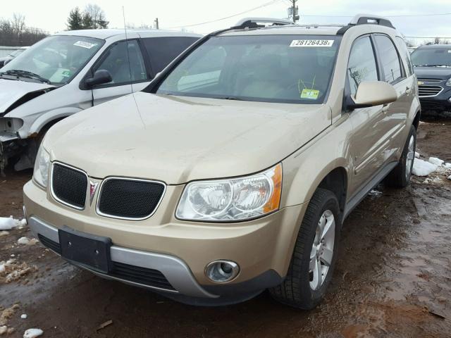 2CKDL63F166178116 - 2006 PONTIAC TORRENT GOLD photo 2