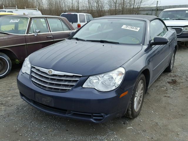 1C3LC45K58N249614 - 2008 CHRYSLER SEBRING BLUE photo 2