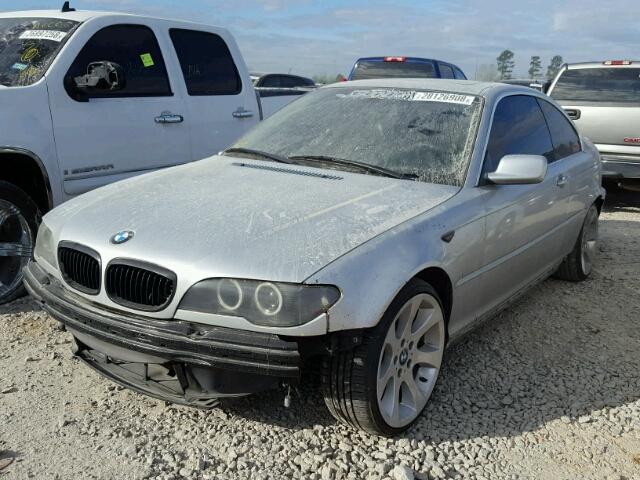WBABD53464PD95999 - 2004 BMW 330 CI SILVER photo 2