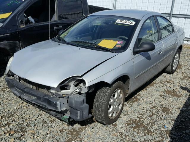 1B3ES56C85D134643 - 2005 DODGE NEON SXT SILVER photo 2