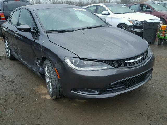 1C3CCCBB7GN132565 - 2016 CHRYSLER 200 S GRAY photo 1