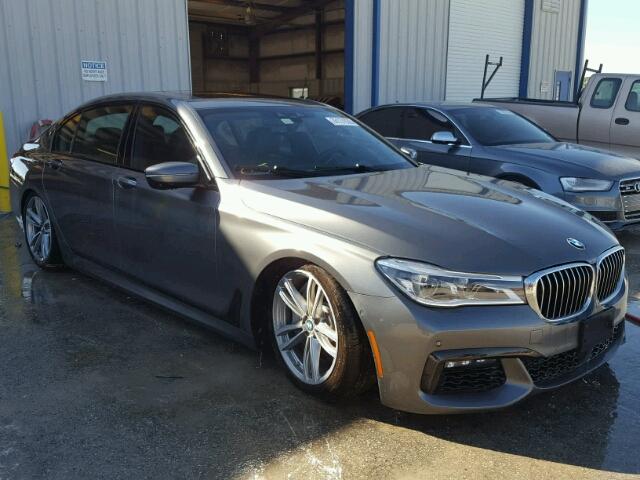 WBA7F2C54HG422272 - 2017 BMW 750 XI GRAY photo 1