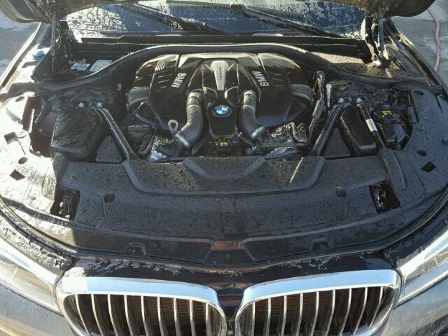 WBA7F2C54HG422272 - 2017 BMW 750 XI GRAY photo 7