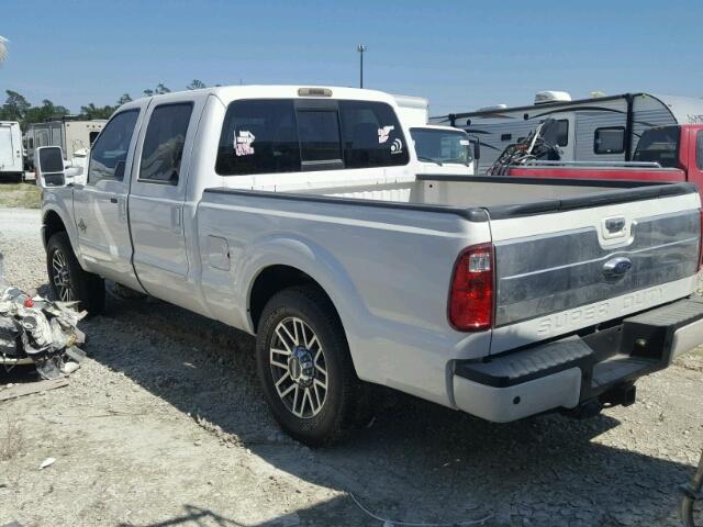 1FT7W2BT9EEB33625 - 2014 FORD F250 SUPER WHITE photo 3