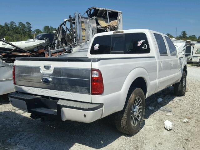 1FT7W2BT9EEB33625 - 2014 FORD F250 SUPER WHITE photo 4