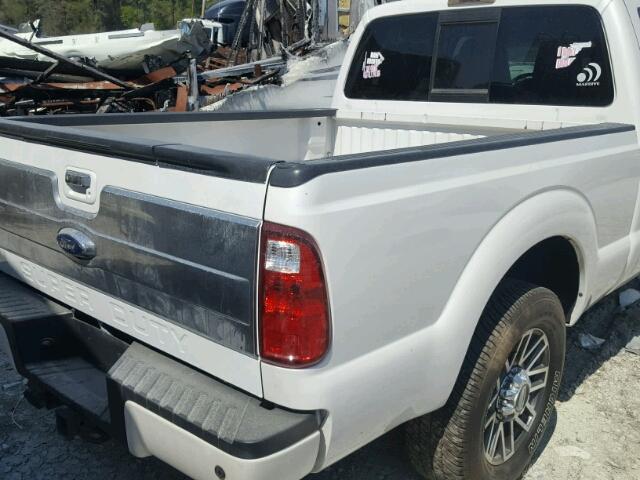 1FT7W2BT9EEB33625 - 2014 FORD F250 SUPER WHITE photo 9