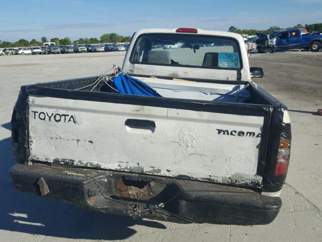 5TENL42N91Z795208 - 2001 TOYOTA TACOMA WHITE photo 6