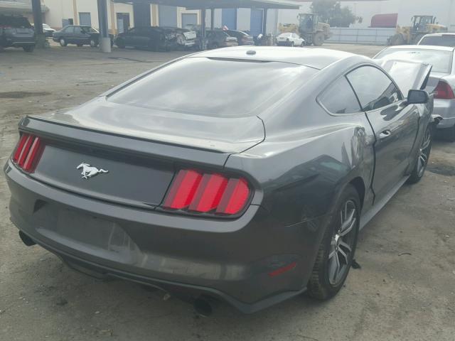 1FA6P8TH9H5205018 - 2017 FORD MUSTANG GRAY photo 4