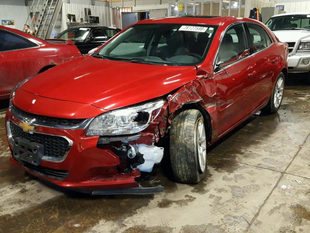 1G11C5SL7EF186066 - 2014 CHEVROLET MALIBU 1LT 红色 照片 2