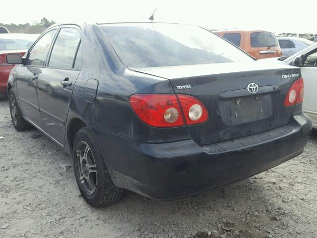 1NXBR32E95Z508326 - 2005 TOYOTA COROLLA CE BLACK photo 3