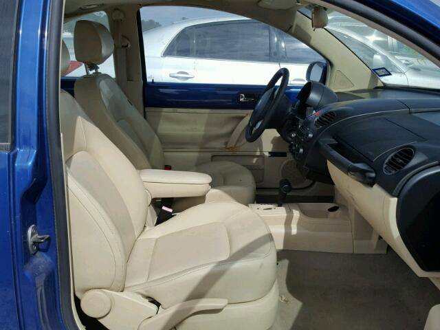 3VWRW31C07M507727 - 2007 VOLKSWAGEN NEW BEETLE 蓝色 照片 5