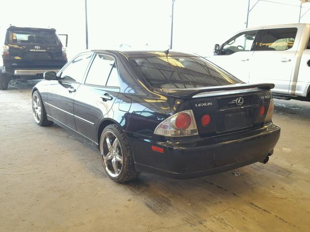 JTHBD182910030106 - 2001 LEXUS IS 300 BLACK photo 3