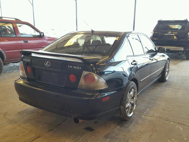 JTHBD182910030106 - 2001 LEXUS IS 300 BLACK photo 4