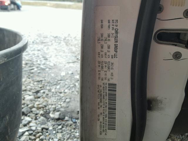 1C4NJCBBXCD503681 - 2012 JEEP COMPASS SP WHITE photo 10