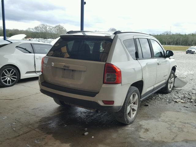 1C4NJCBBXCD503681 - 2012 JEEP COMPASS SP WHITE photo 4