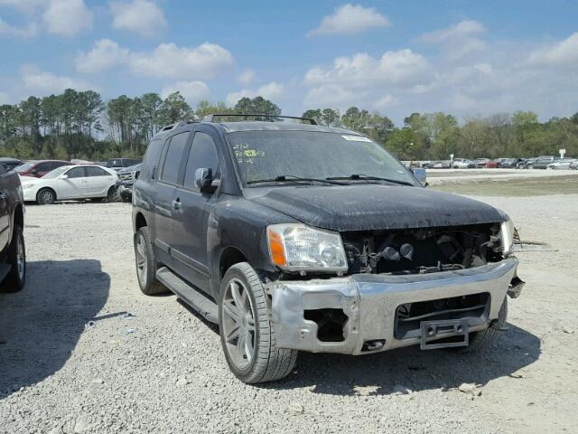 5N1AA08B74N733769 - 2004 NISSAN ARMADA SE BLACK photo 1