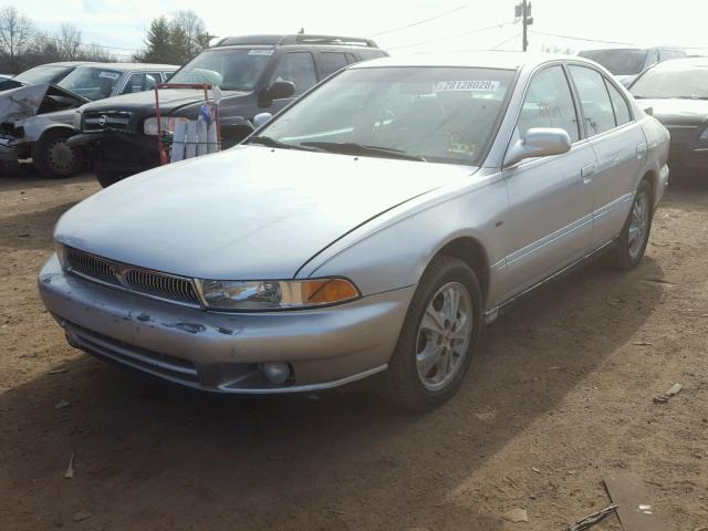 4A3AA56H51E103735 - 2001 MITSUBISHI GALANT LS SILVER photo 2