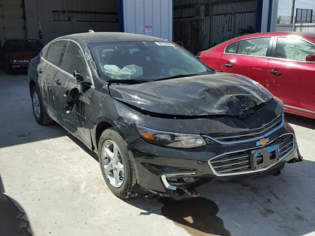 1G1ZB5ST9JF185694 - 2018 CHEVROLET MALIBU LS შავი ფოტო 1
