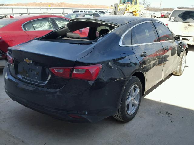 1G1ZB5ST9JF185694 - 2018 CHEVROLET MALIBU LS შავი ფოტო 4