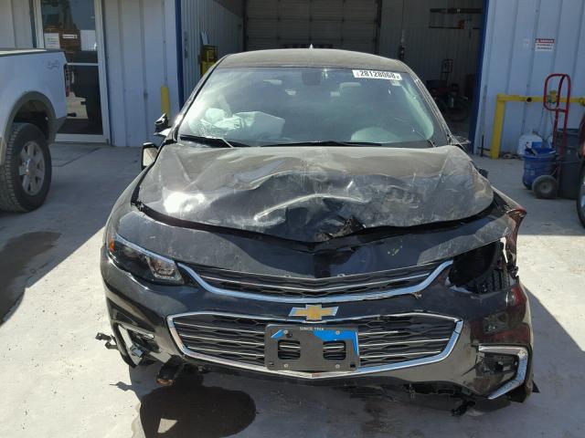 1G1ZB5ST9JF185694 - 2018 CHEVROLET MALIBU LS შავი ფოტო 9