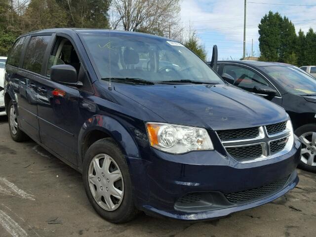 2C4RDGBG1FR639937 - 2015 DODGE GRAND CARA BLUE photo 1