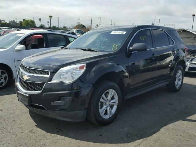 2GNFLCEK1D6266595 - 2013 CHEVROLET EQUINOX LS BLACK photo 2