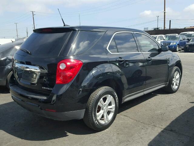 2GNFLCEK1D6266595 - 2013 CHEVROLET EQUINOX LS BLACK photo 4