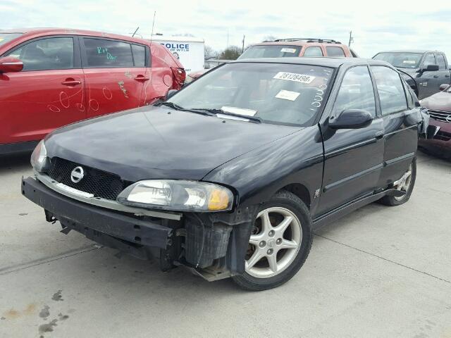 3N1AB51D22L708773 - 2002 NISSAN SENTRA SE- BLACK photo 2