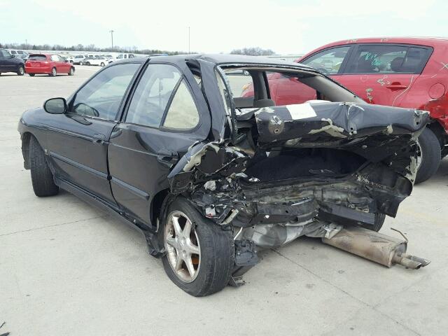 3N1AB51D22L708773 - 2002 NISSAN SENTRA SE- BLACK photo 3