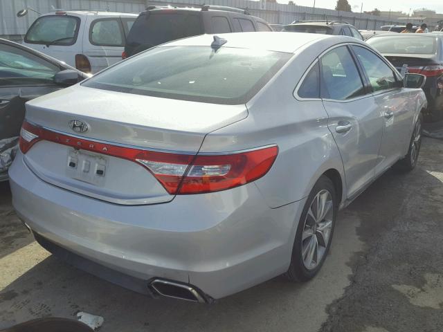 KMHFG4JG1FA465572 - 2015 HYUNDAI AZERA SILVER photo 4