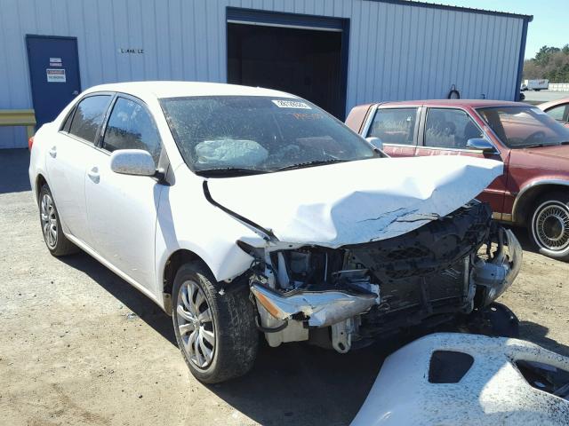 2T1BU4EE3CC799503 - 2012 TOYOTA COROLLA BA WHITE photo 1