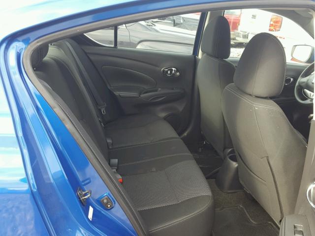 3N1CN7AP3HL847356 - 2017 NISSAN VERSA S BLUE photo 6