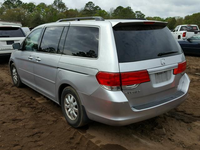 5FNRL3H43AB023444 - 2010 HONDA ODYSSEY EX SILVER photo 3