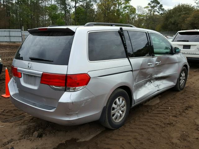 5FNRL3H43AB023444 - 2010 HONDA ODYSSEY EX SILVER photo 4