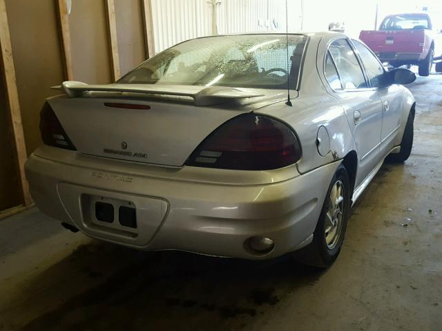 1G2NF52E74C201624 - 2004 PONTIAC GRAND AM S SILVER photo 4