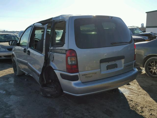 1GNDU03E54D246111 - 2004 CHEVROLET VENTURE SILVER photo 3