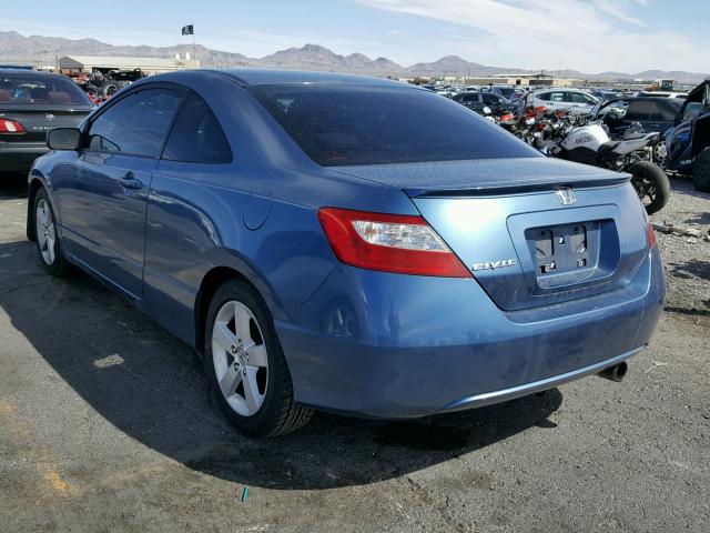 2HGFG12897H523894 - 2007 HONDA CIVIC EX ლურჯი ფოტო 3