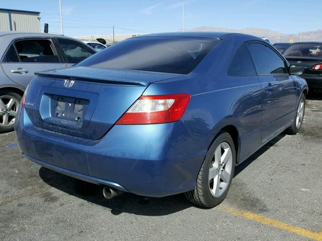 2HGFG12897H523894 - 2007 HONDA CIVIC EX ლურჯი ფოტო 4