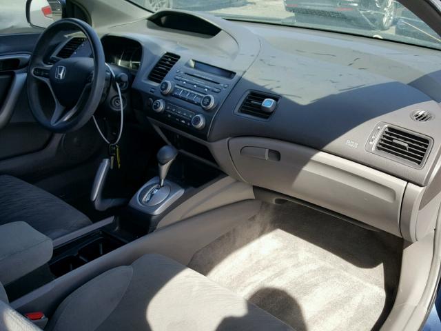 2HGFG12897H523894 - 2007 HONDA CIVIC EX ლურჯი ფოტო 9